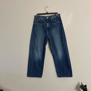 MOTHER Superior The Half-Pipe Ankle Barrel Jeans 28 Did You Bring Me Anything